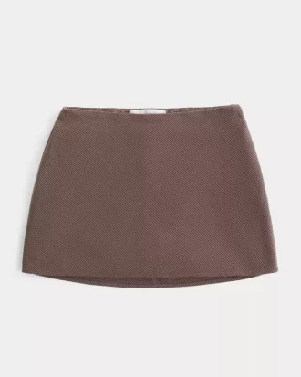 High Rise A-Line Mini Skort