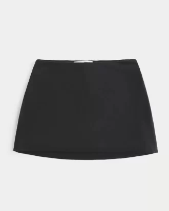 High Rise A-Line Mini Skort