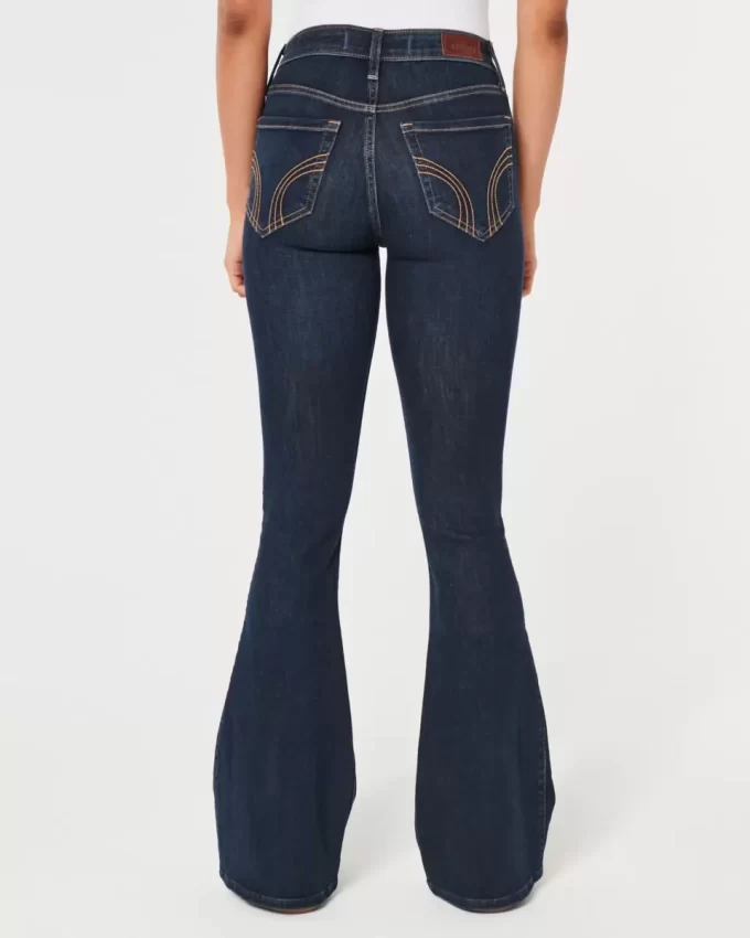 High-Rise Dark Wash Flare -farkut High-Rise Dark Wash Flare -farkut