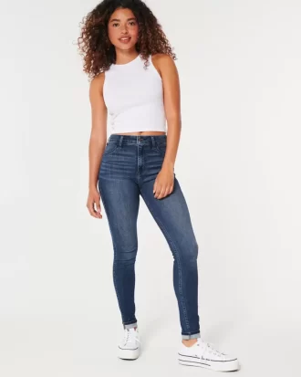 High-Rise Dark Wash Jean leggingsit
