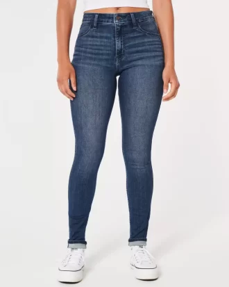 High-Rise Dark Wash Jean leggingsit
