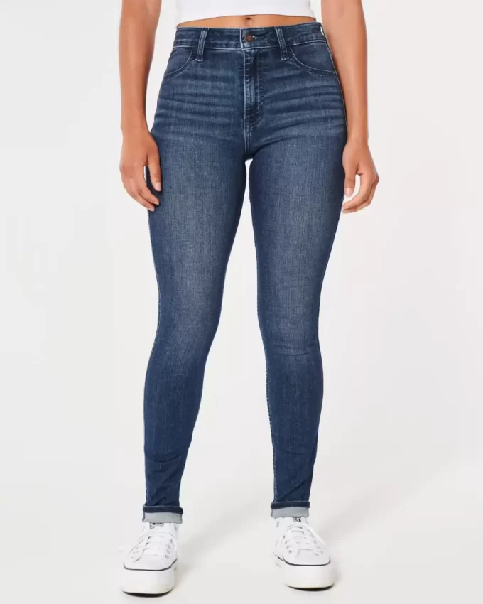 High-Rise Dark Wash Jean leggingsit High-Rise Dark Wash Jean leggingsit