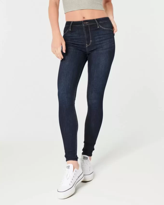 High-Rise Dark Wash Jean leggingsit High-Rise Dark Wash Jean leggingsit