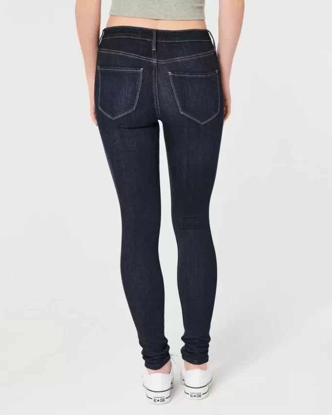 High-Rise Dark Wash Jean leggingsit High-Rise Dark Wash Jean leggingsit