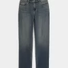High-Rise Dark Wash Straight Farkut High-Rise Dark Wash Straight Farkut