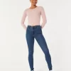 High-Rise Dark Wash Super Skinny -farkut High-Rise Dark Wash Super Skinny -farkut