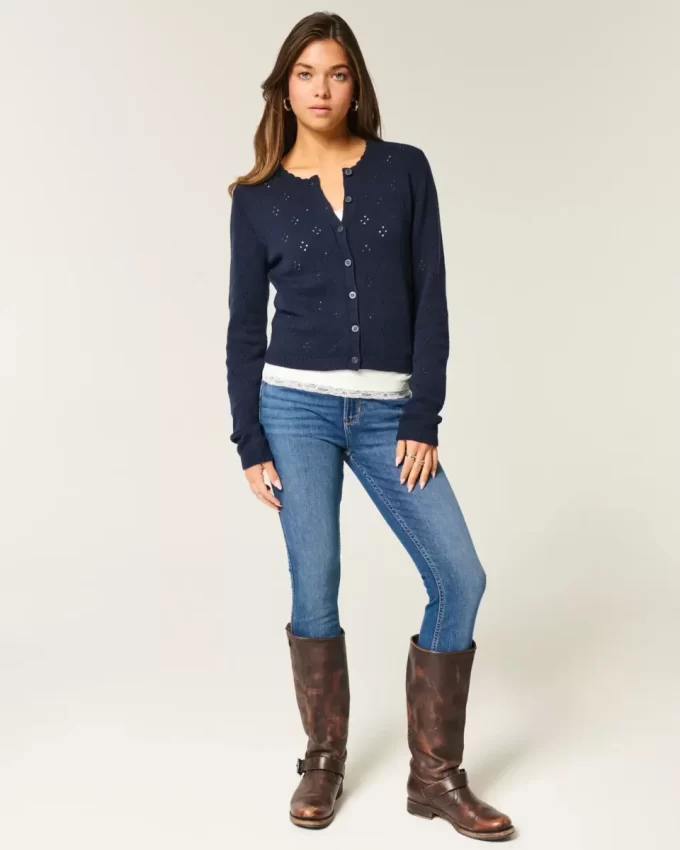 High-Rise Dark Wash Super Skinny -farkut High-Rise Dark Wash Super Skinny -farkut