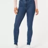 High-Rise Dark Wash Super Skinny -farkut High-Rise Dark Wash Super Skinny -farkut