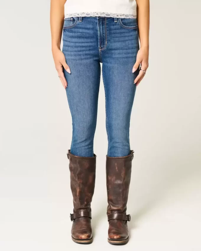 High-Rise Dark Wash Super Skinny -farkut High-Rise Dark Wash Super Skinny -farkut