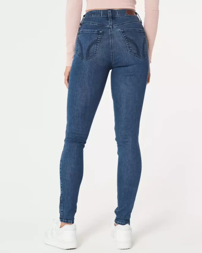 High-Rise Dark Wash Super Skinny -farkut High-Rise Dark Wash Super Skinny -farkut