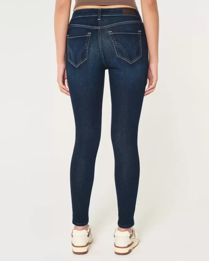 High-Rise Dark Wash Super Skinny -farkut High-Rise Dark Wash Super Skinny -farkut