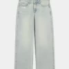 High-Rise Distressed Light Wash Baggy-farkut High-Rise Distressed Light Wash Baggy-farkut