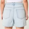 High Rise Light Wash Baggy Denim shortsit 5″ High Rise Light Wash Baggy Denim shortsit 5″