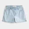 High Rise Light Wash Baggy Denim shortsit 5″ High Rise Light Wash Baggy Denim shortsit 5″