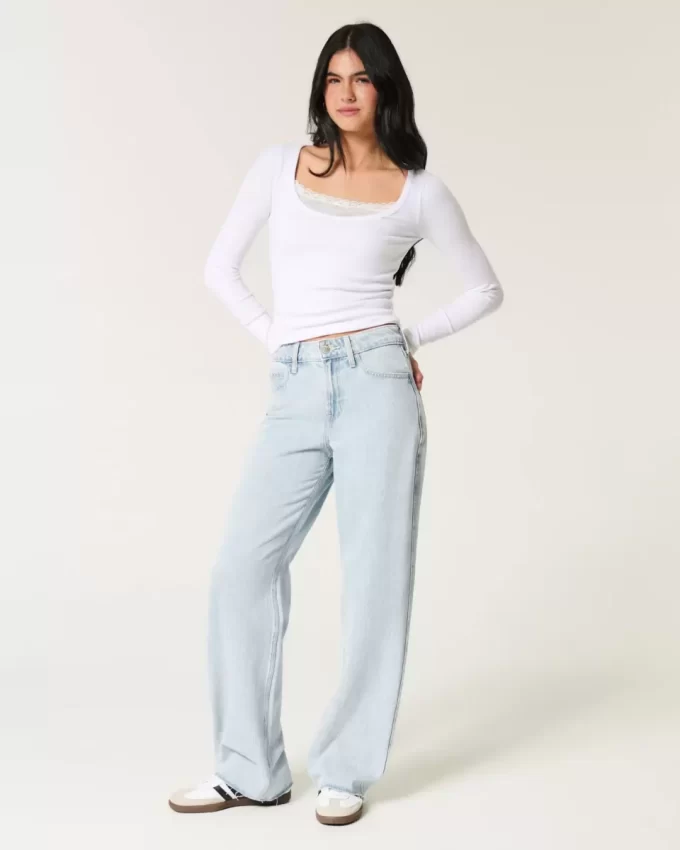 High-Rise Light Wash Baggy Farkut High-Rise Light Wash Baggy Farkut