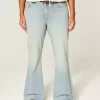 High-Rise Light Wash Star Pocket Flare -farkut High-Rise Light Wash Star Pocket Flare -farkut