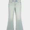 High-Rise Light Wash Star Pocket Flare -farkut High-Rise Light Wash Star Pocket Flare -farkut