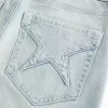 High-Rise Light Wash Star Pocket Flare -farkut High-Rise Light Wash Star Pocket Flare -farkut