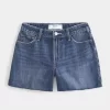 High-Rise Medium Dark Wash Relax Denim shortsit 5″ High-Rise Medium Dark Wash Relax Denim shortsit 5″