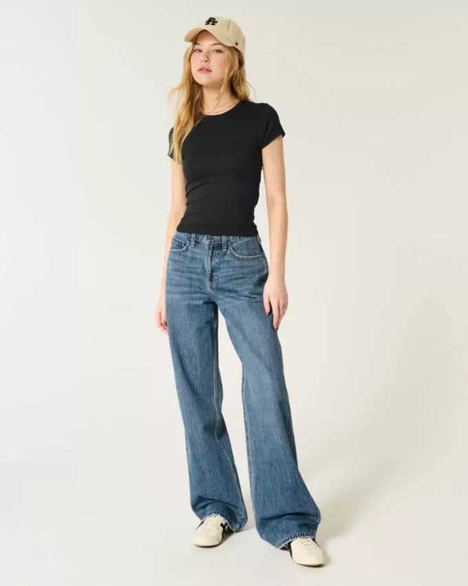 High-Rise Medium Wash Baggy Farkut High-Rise Medium Wash Baggy Farkut