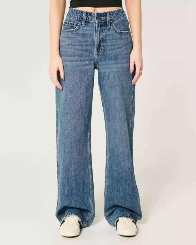 High-Rise Medium Wash Baggy Farkut High-Rise Medium Wash Baggy Farkut