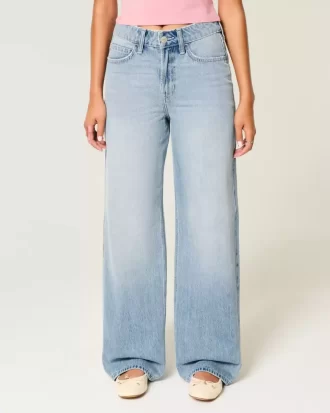 High-Rise Medium Wash Baggy Farkut