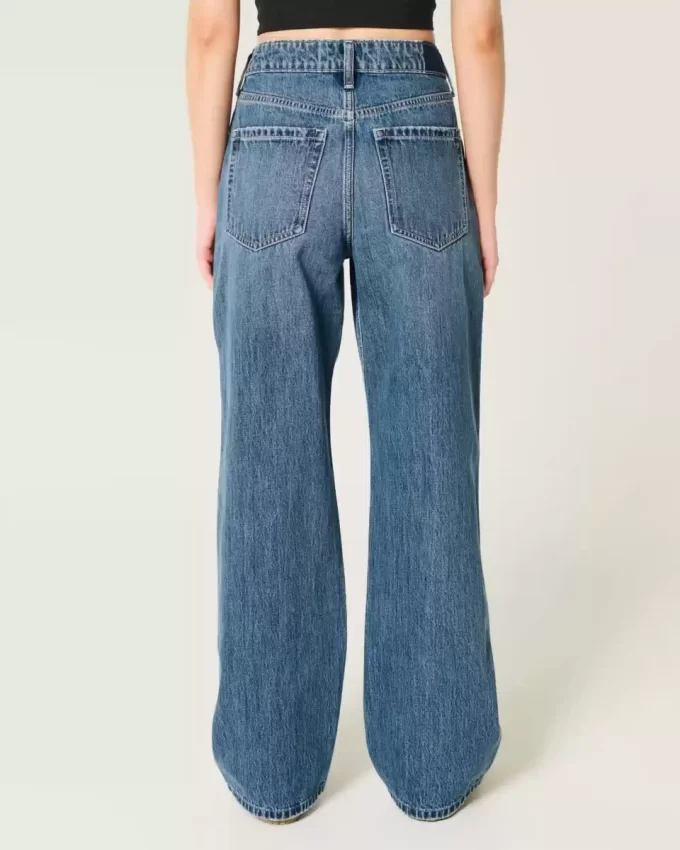 High-Rise Medium Wash Baggy Farkut High-Rise Medium Wash Baggy Farkut