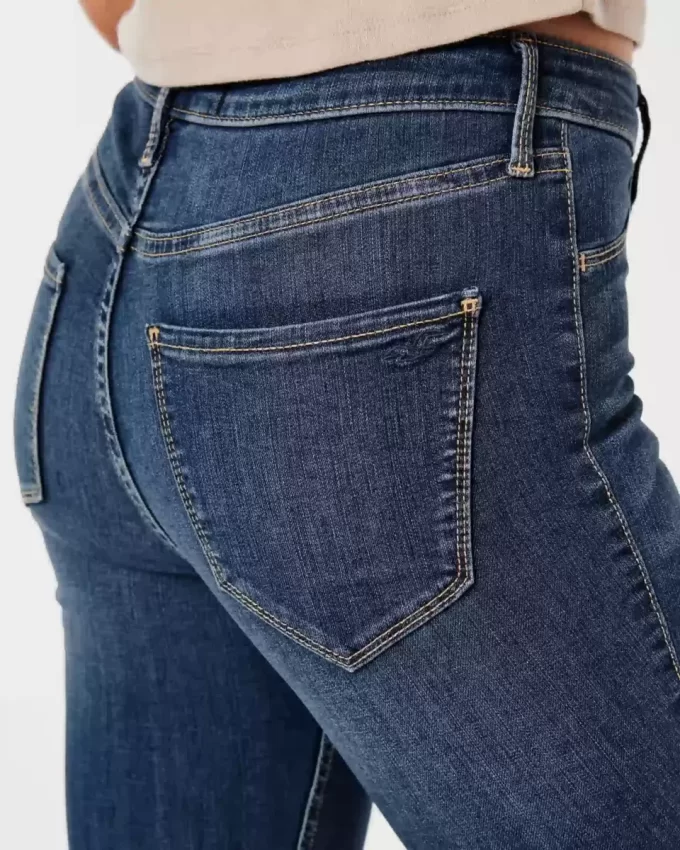 High Rise Medium Wash Jean leggingsit