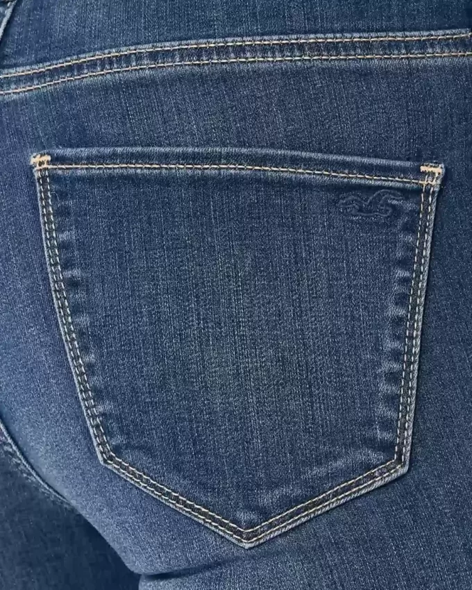 High Rise Medium Wash Jean leggingsit