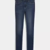 High Rise Medium Wash Jean leggingsit