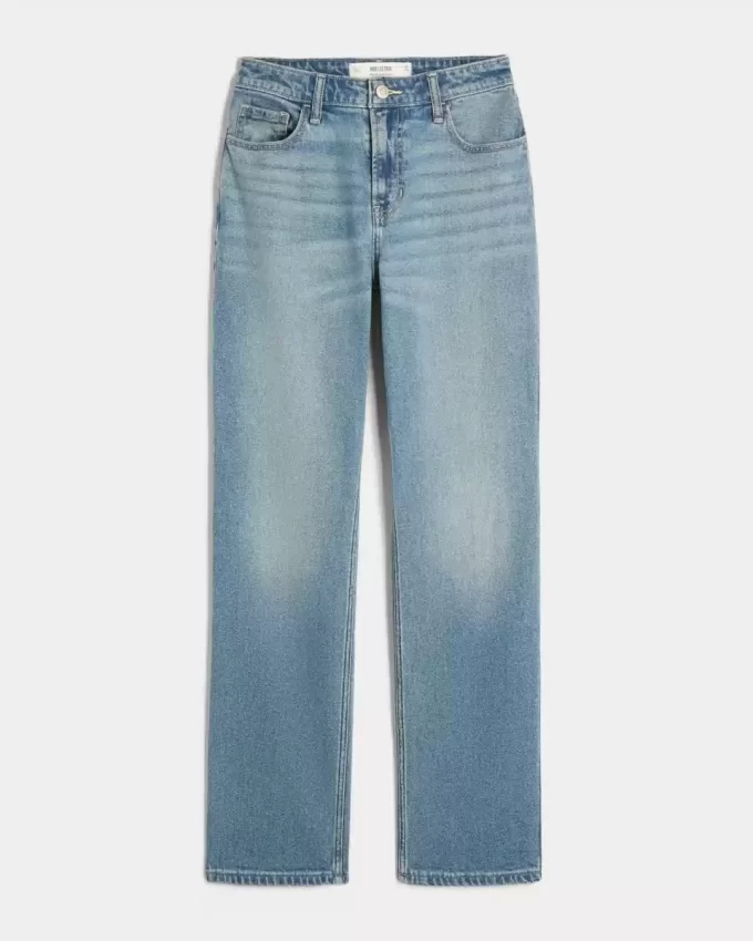 High-Rise Medium Wash Straight Jean High-Rise Medium Wash Straight Jean