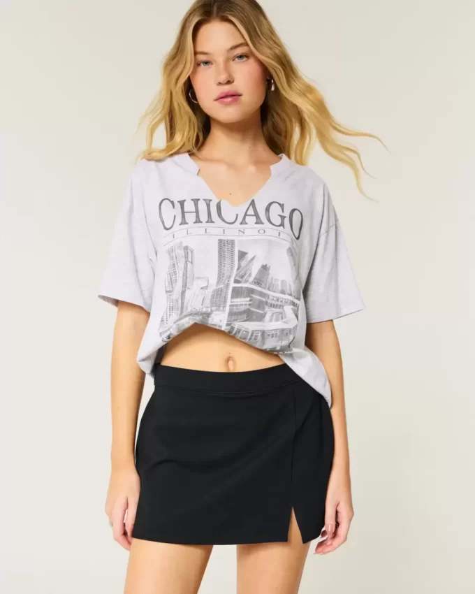 High-Rise Ponte A-Line Mini Skort High-Rise Ponte A-Line Mini Skort