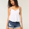 High-Rise repeytyneet Dark Wash Denim shortie shortsit High-Rise repeytyneet Dark Wash Denim shortie shortsit