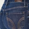 High-Rise repeytyneet Dark Wash Flare Farkut High-Rise repeytyneet Dark Wash Flare Farkut