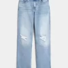 High-Rise revitty Medium Wash Dad Farkut High-Rise revitty Medium Wash Dad Farkut