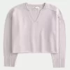 Hollister Comfy Cloud Box -kaula-aukkoinen villapaita