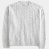 Hollister Comfy Cloud Cable-Knit Crew Sweater
