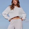 Hollister Comfy Cloud Cable-Knit Crew Sweater