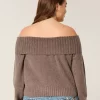 Hollister Comfy Cloud Foldover Off-the-Shoulder -villapaita
