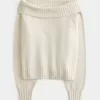 Hollister Comfy Cloud Foldover Off-the-Shoulder -villapaita