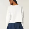 Hollister Comfy Cloud Graphic Notch Neck -neule