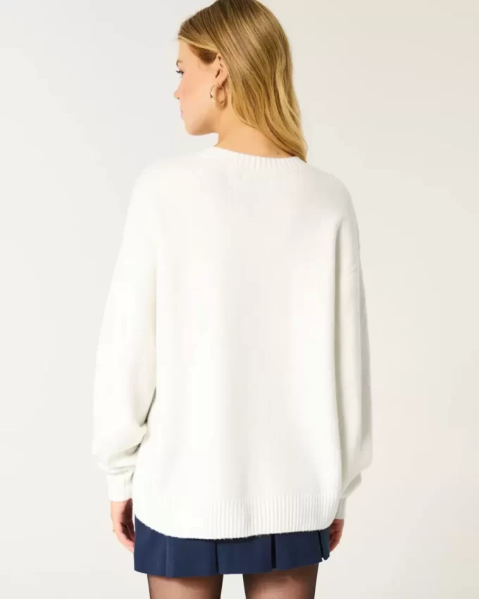 Hollister Comfy Cloud Oversized Go Team Graafinen villapaita