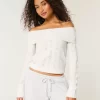 Hollister Comfy Cloud Stitchy off-the-shoulder villapaita