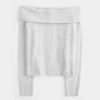 Hollister Comfy Cloud Stitchy off-the-shoulder villapaita