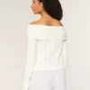 Hollister Comfy Cloud Stitchy off-the-shoulder villapaita