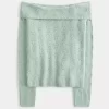 Hollister Comfy Cloud Stitchy off-the-shoulder villapaita