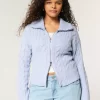 Hollister Comfy Cloud vetoketjullinen villapaita