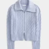 Hollister Comfy Cloud vetoketjullinen villapaita