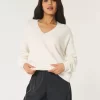 Hollister Comfy Cloud Ylisuuri V-kaula-neule