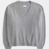 Hollister Comfy Cloud Ylisuuri V-kaula-neule
